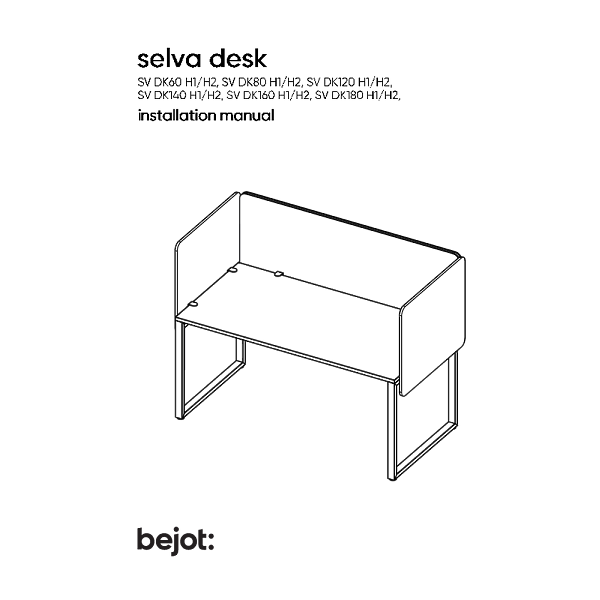 selva desk - instrukcja montażu PL EN